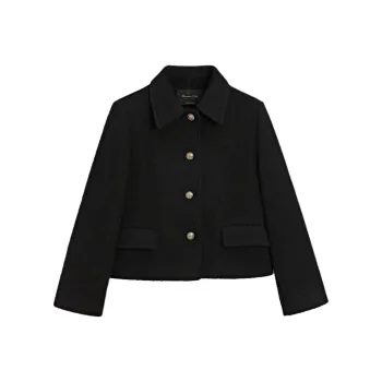 Massimo Dutti Jackets & Coats Women's Black