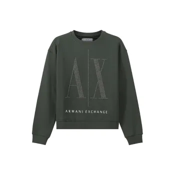 ARMANI EXCHANGE Sweatshirts Women's Army Green