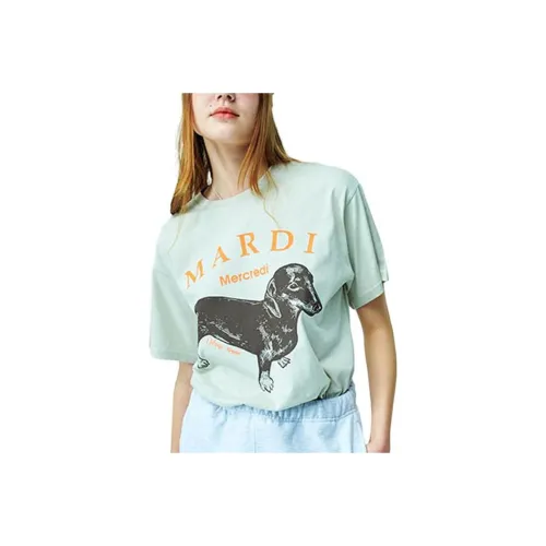 MARDI MERCREDI T Shirt Women's Light Beige Yellow