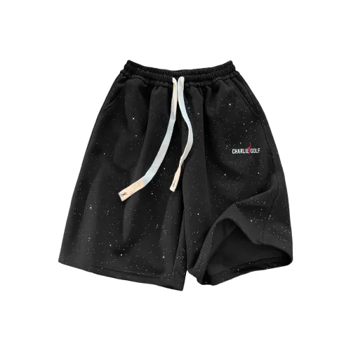 CHARLIE GOLF Casual Shorts Unisex Black