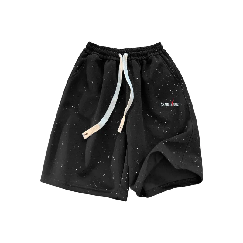 CHARLIE GOLF Casual Shorts Unisex Black-0