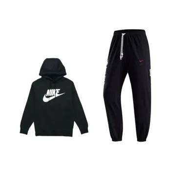 Nike Club Fleece Sweatshirt Set Men's Black
