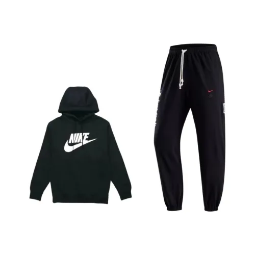 Nike Club Fleece Sweatshirt Set Men's Black