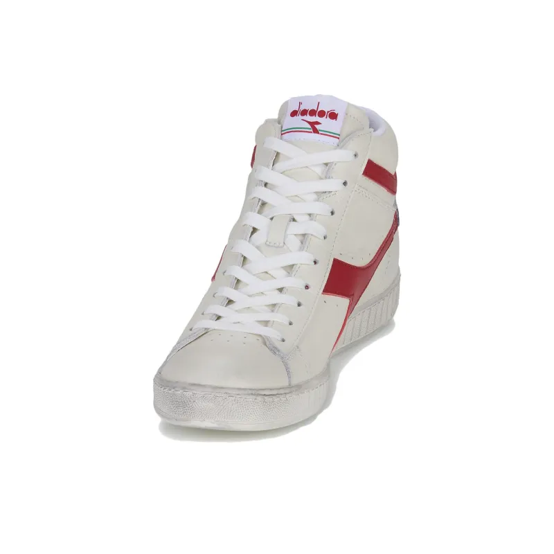 Diadora GAME L Wear resistant And Lightweight Mid Top Skateboard Shoes Men's Beige-3