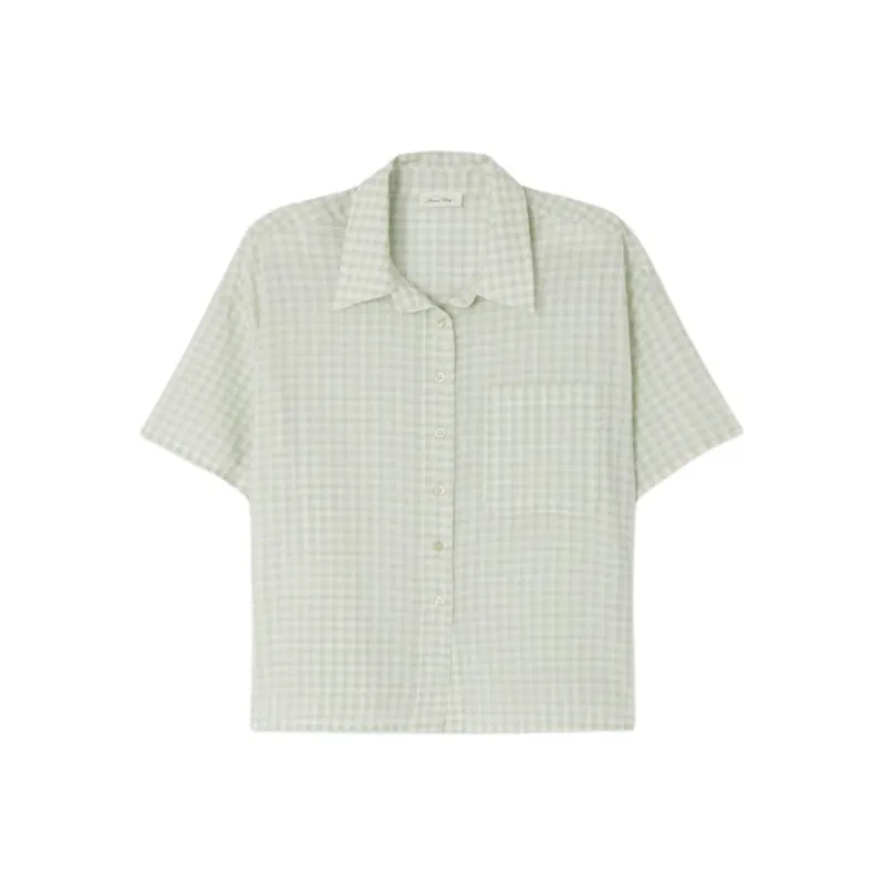AMERICAN VINTAGE A.M SS24 CHEMISE FEMME PYKOBOO Shirt Women's Green-0