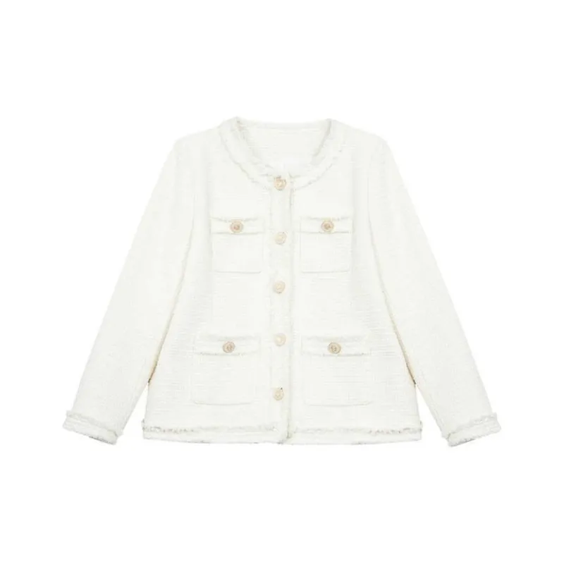 SUMU Jackets Coats Women's Beige Apricot-0