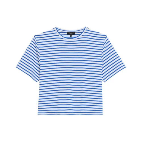 THEORY T-Shirt Women's Multicolor Sea Blue