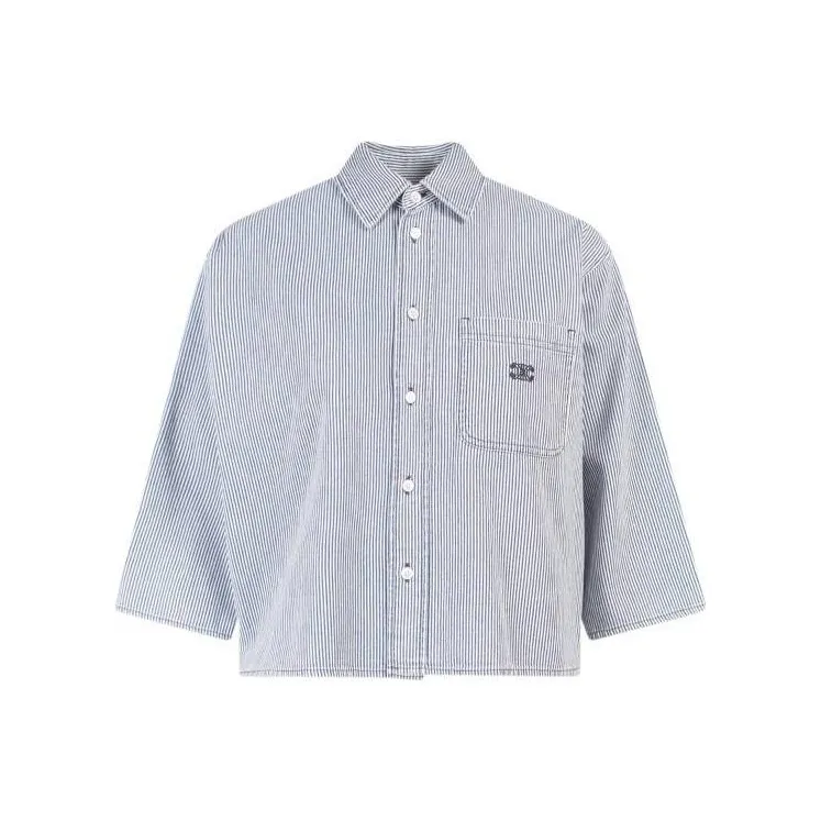 CELINE Shirts Women's Light Blue-0
