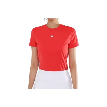 J.Lindeberg T Shirt Women's Red