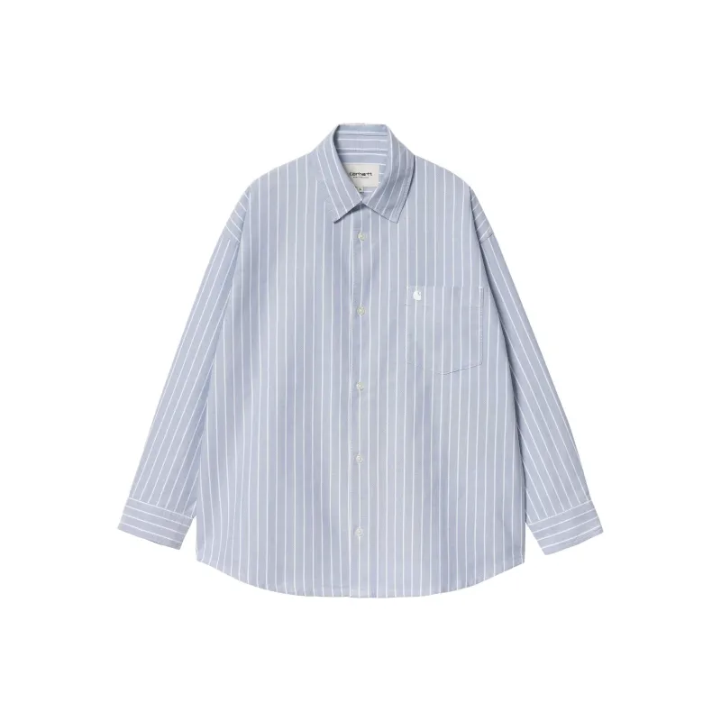 Carhartt WIP FW24 W' L/S Dowlen Shirt Women's Blue-0