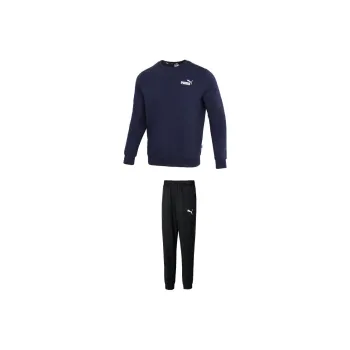 PUMA Casual Sportswear Men Blue Top+Black Bottom