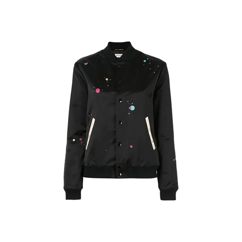 SAINT LAURENT Jackets Coats Women's Black-0