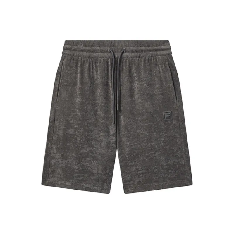FILA MILANO Italian Luxury Sports Collection Casual Shorts Men's Leather Brown-0