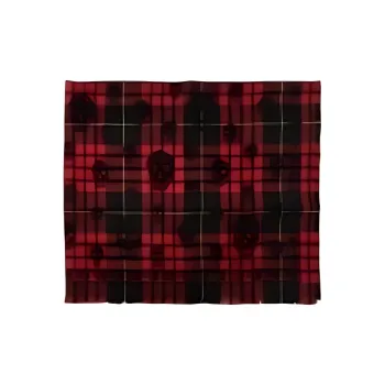Alexander McQueen   Knit Scarves Unisex Red