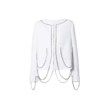 Burberry Jackets Women's Light White