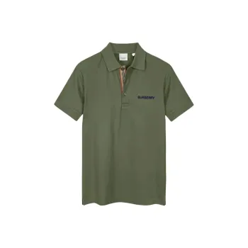 Burberry Polo Shirt Men's Green