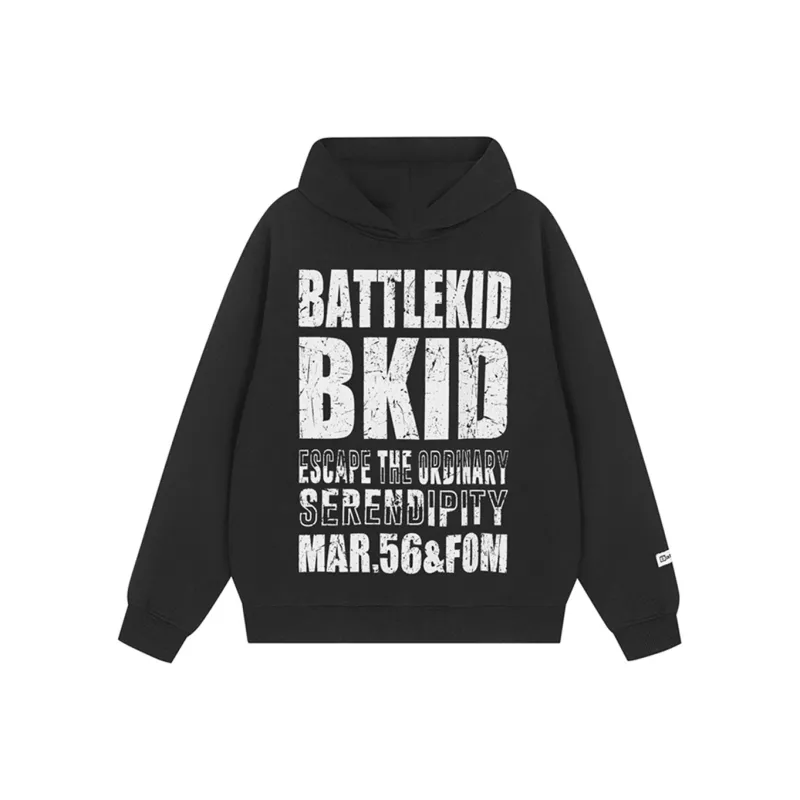 PAZZO Fall And Winter Chinese Fashion Trend Hooded Coat Unisex-4