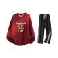 Burgundy+Black Pants