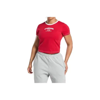 GYMSHARK Regular T Shirt Women's Dark Red