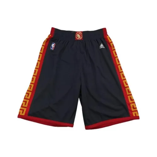 Adidas x NBA Golden State Warriors SWINGMAN Fan Edition Basketball Shorts Men's Black
