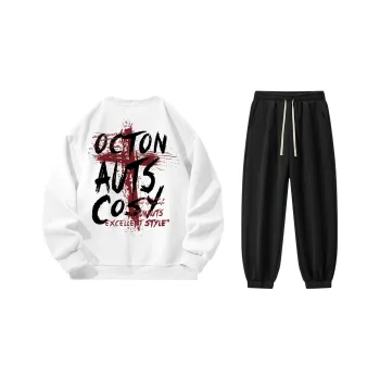 Small Columns Under The Sea Sweatshirt Set Unisex