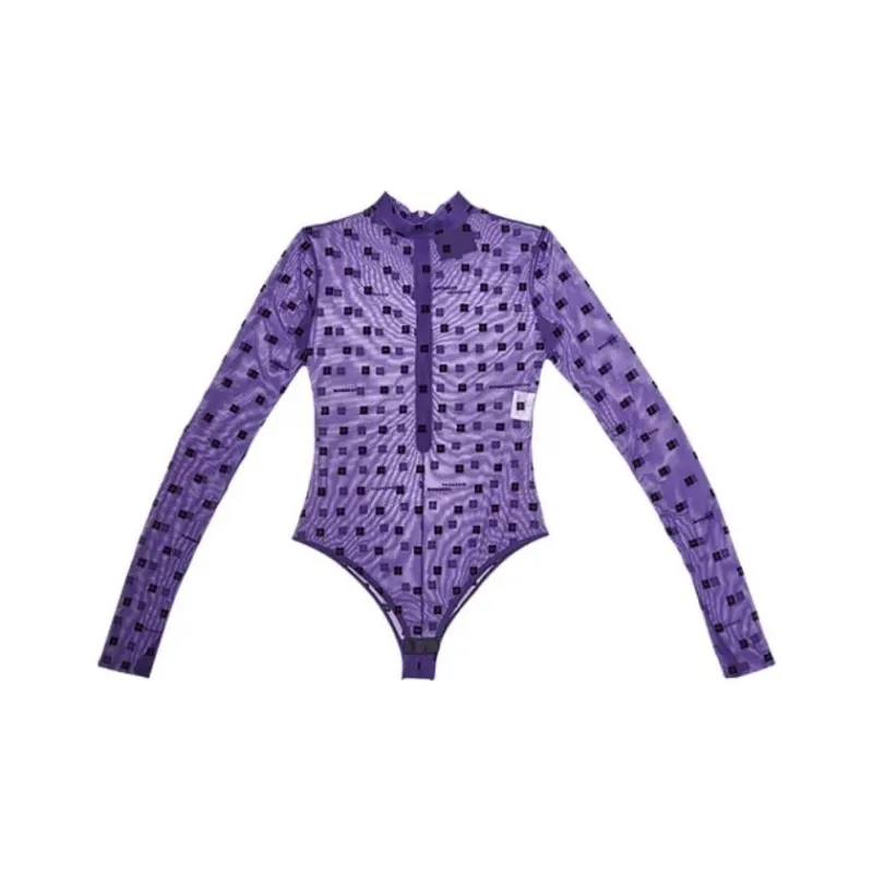 Givenchy Jacquard Body 'Purple/Black'-0