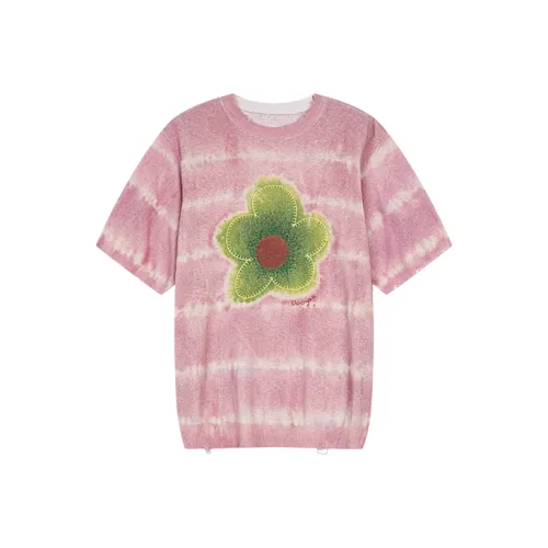 UOOYAA T Shirts Women's Pink