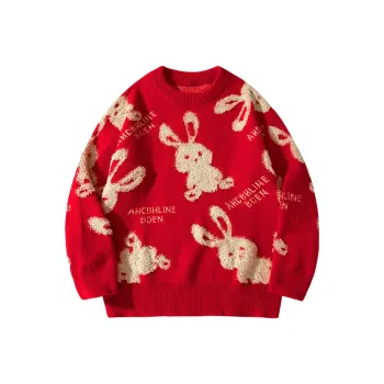 MM Knitwear For Fall And Winter Women's Red