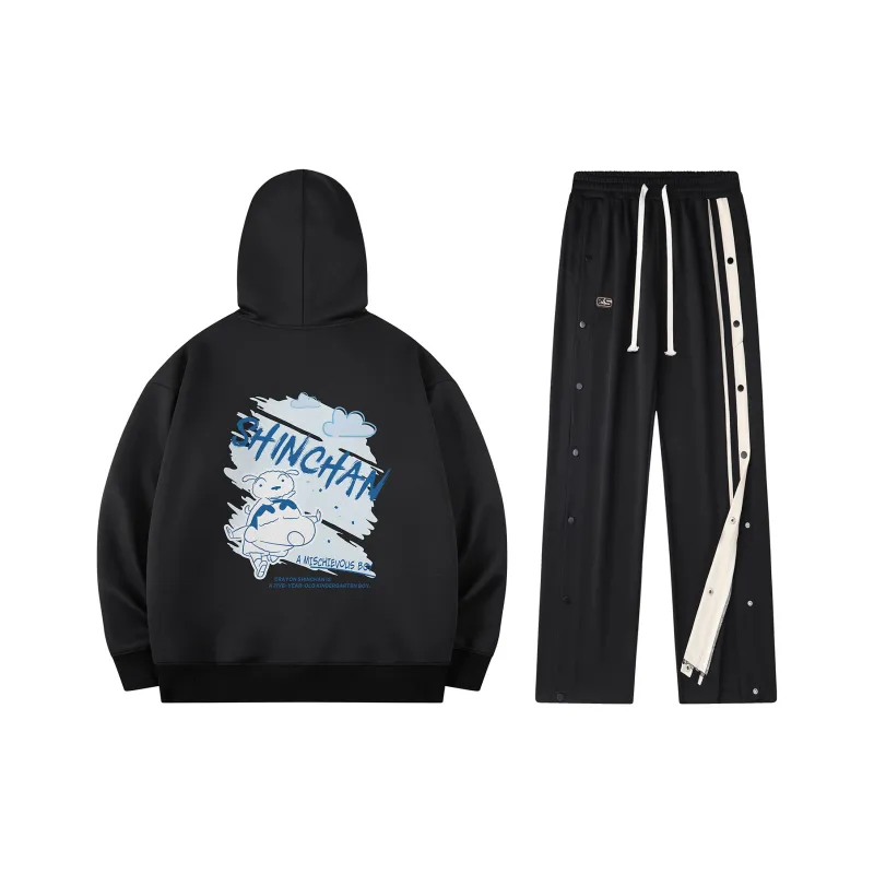 Crayon Shinchan Sweatshirt Set Unisex-6