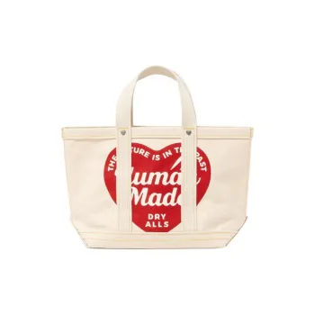 HUMAN MADE Cotton Tote Bag, Shopping Bag, Handbag Trumpets Women's White