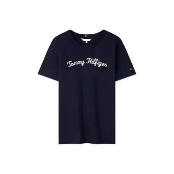Tommy Hilfiger Regular T Shirt Women's Navy Blue