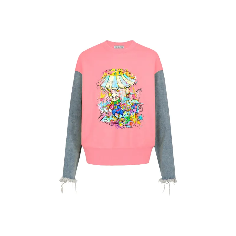 Richie Macie Sweatshirts Women's Pink-0