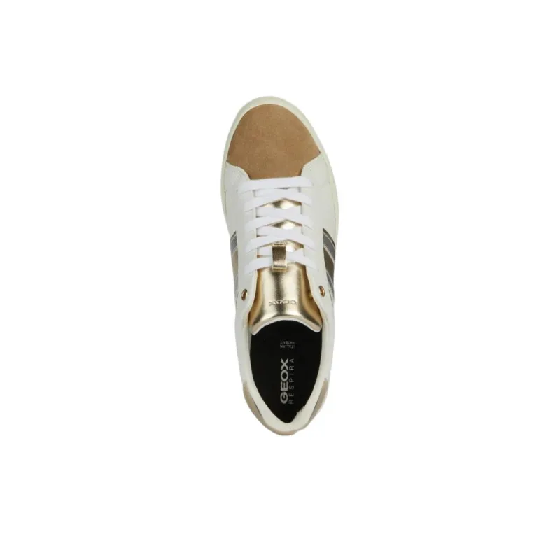 GEOX Blomiee Low Top Casual Shoes Women's Beige-4