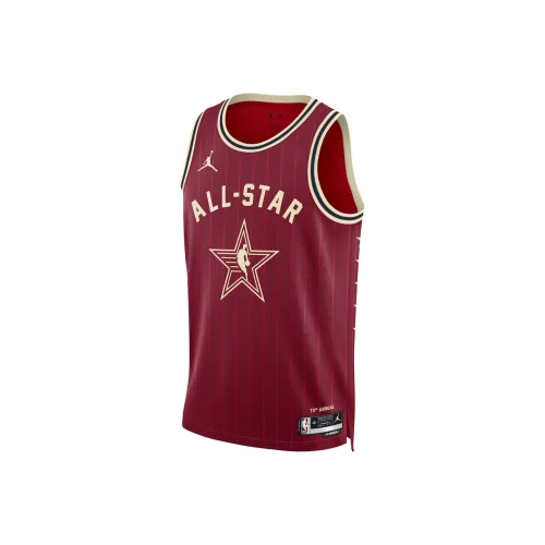 Jordan x NBA All Star Swingman Basketball Jerseys Unisex Deep Red