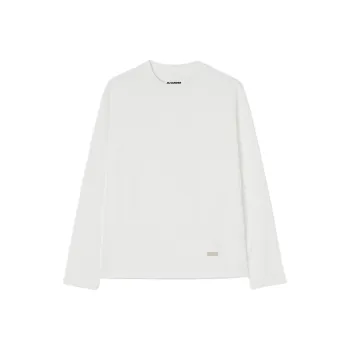 JIL SANDER Logo Plaque Long Sleeved T Shirt