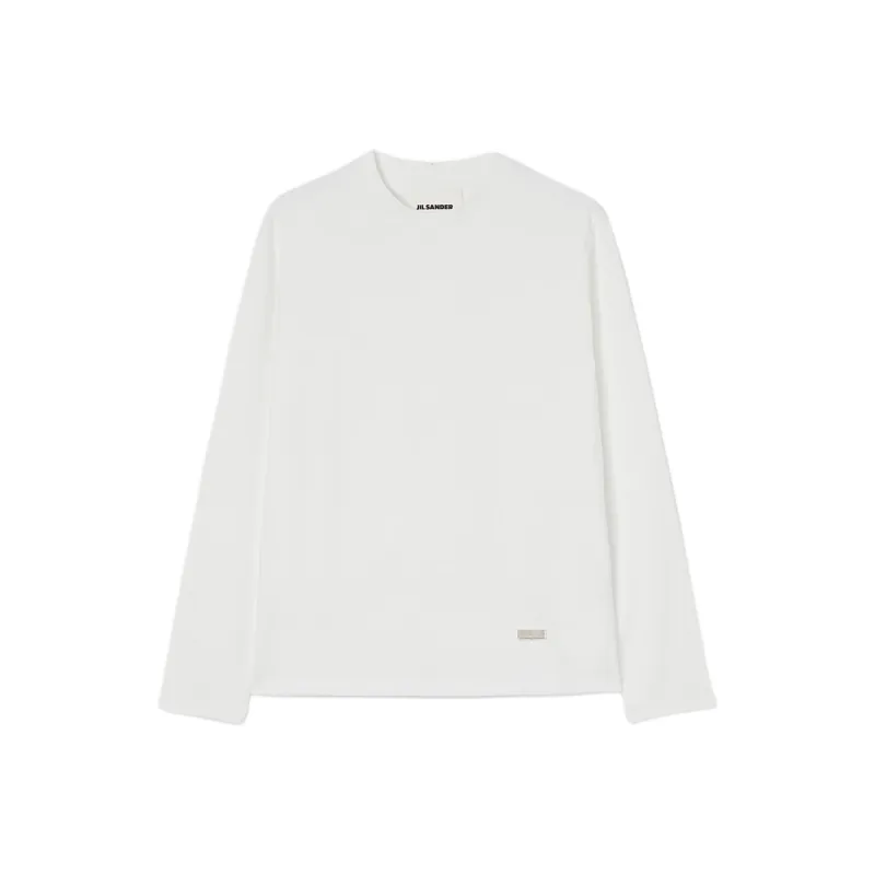 JIL SANDER Logo Plaque Long Sleeved T Shirt-0