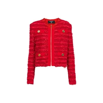 BALMAIN Jackets Women's Red