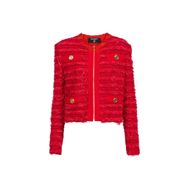BALMAIN Jackets Women's Red-0