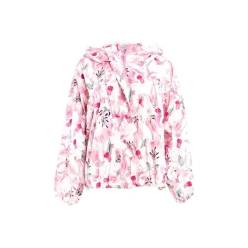 BESIONIA SS24 Jacket Women's Pink Floral Pattern