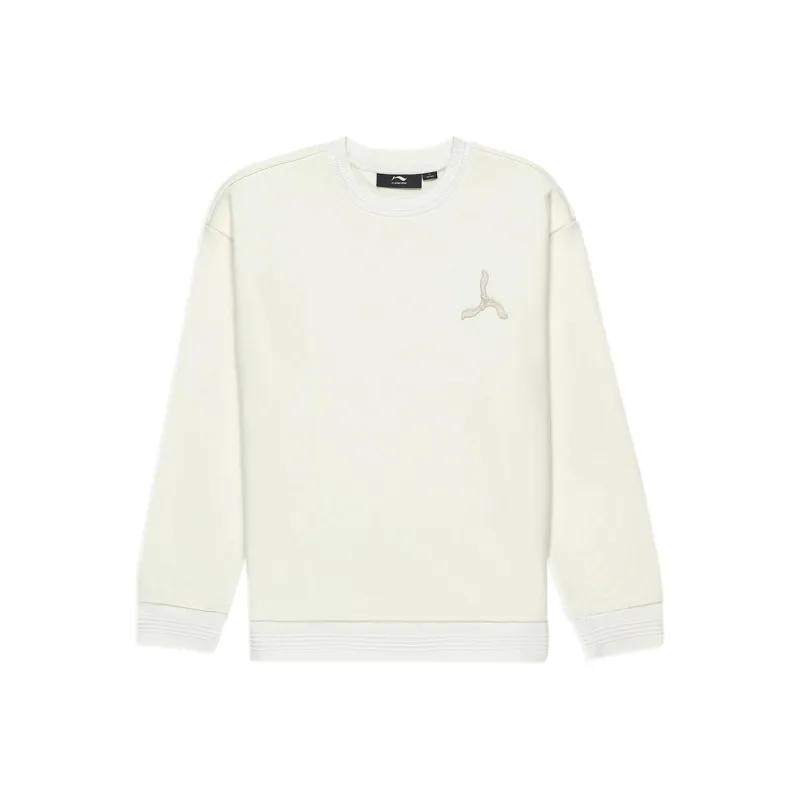 LI NING 1990 Sweatshirt Women's Light Antique Yellow-0