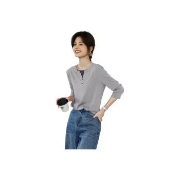 XWI T Shirt Women's Light Heather Gray