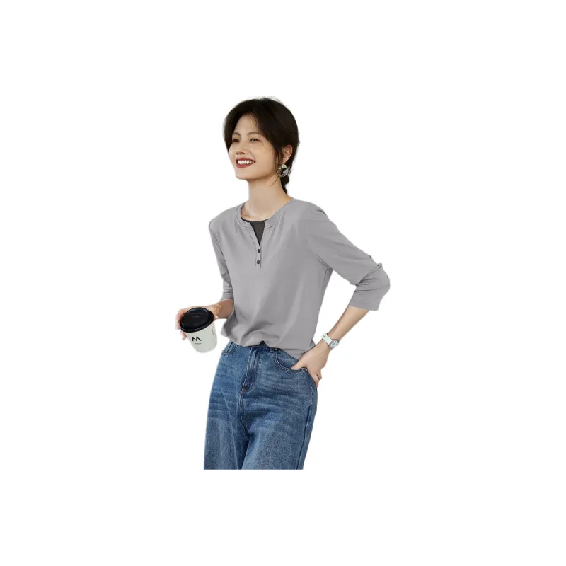 XWI T Shirt Women's Light Heather Gray-0