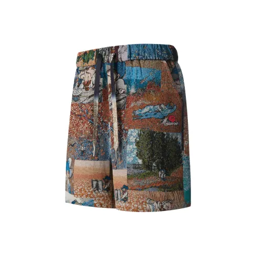 MESUCA Casual Shorts Unisex Van Dyke Brown