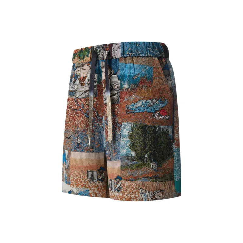 MESUCA Casual Shorts Unisex Van Dyke Brown-0