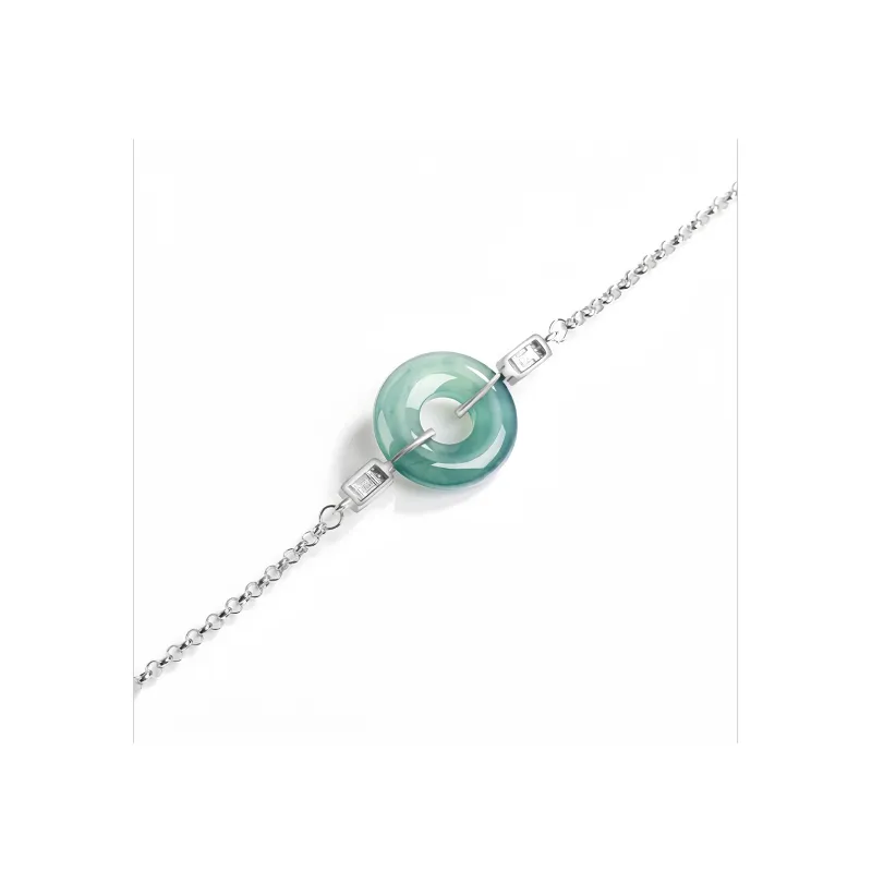 Noritake Ice Glutinous Jadeite Bracelets Unisex-5