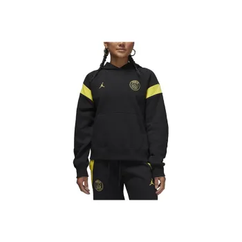 JORDAN X Paris Saint Germain Women'ss Hoodie Asia Sizing Black/Tour Yellow