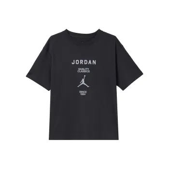 Jordan T Shirt Women's Gray Black/Canvas White