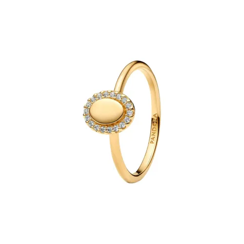 Pandora 925 Sterling Silver Rings Women's Gold