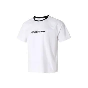 Skechers T Shirt Unisex Bright White 0019
