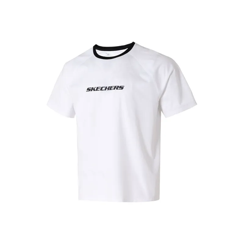 Skechers T Shirt Unisex Bright White 0019-0